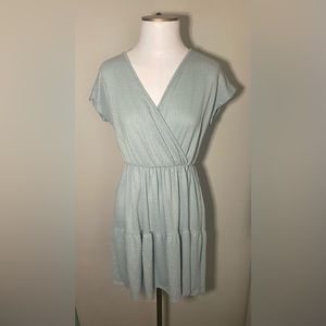 Caution to the Wind pale blue A-line dress